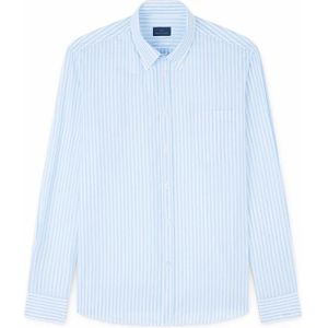 Paul & Shark, Heren, Overhemden, Blauw, Maat: 3XL Katoen,