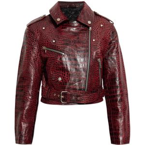 Gestuz - Gzbasilia - Leren Jas - Bordeauxrood - Dames