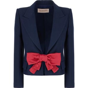 Valentino Garavani, Dames, Jassen, Blauw, Maat: XS