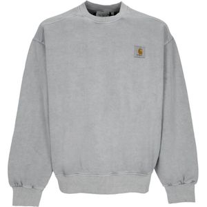 Carhartt Wip, Heren, Sweatshirts & Hoodies, Grijs, Maat: S Katoen,