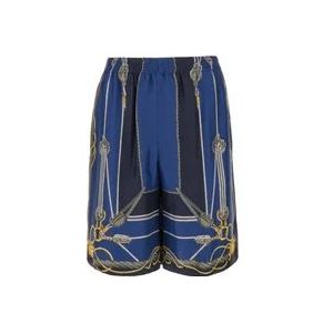Versace Casual Shorts , Blue , Heren , Maat: L