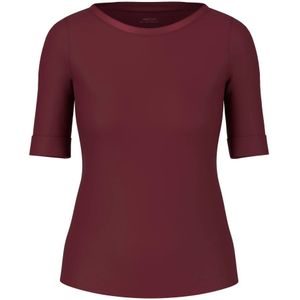 Marc Cain - T-shirt - Bruin - Halflange Mouwen - Katoen