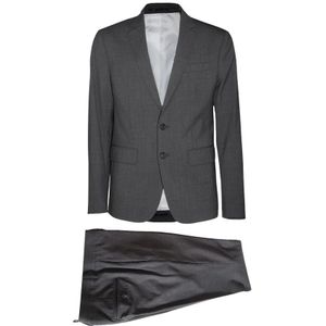 Dsquared2, Heren, Pakken, Grijs, Maat: M Wol,