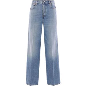 Gucci, Dames, Jeans, Blauw, Maat: W27 Katoen,