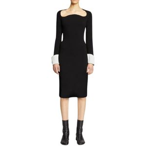 Proenza Schouler, Dames, Jurken, Zwart, Maat: L