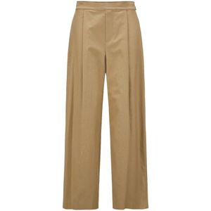 Vince, Dames, Broeken, Beige, Maat: XS Katoen,