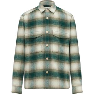 Drykorn, Heren, Overhemden, Veelkleurig, Maat: S Wol,