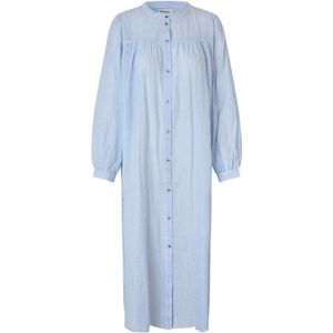 Lollys Laundry, Dames, Jurken, Blauw, Maat: L Katoen,