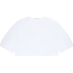 Givenchy, Dames, Blouses & Shirts, Wit, Maat: S Katoen,