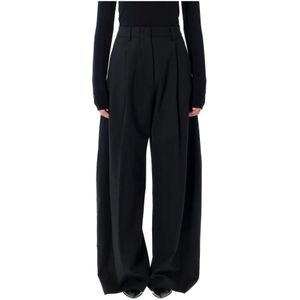 TheLatest, Dames, Broeken, Zwart, Maat: XS Wol,