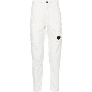 C.p. Company, Heren, Broeken, Wit, Maat: S Katoen,