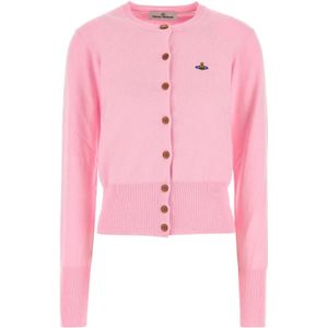 Vivienne Westwood, Dames, Truien, Roze, Maat: XS Katoen,