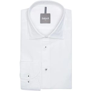 Fakts, Heren, Overhemden, Wit, Maat: XL Katoen,