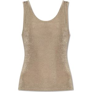 Ami Paris, Dames, Tops, Beige, Maat: M