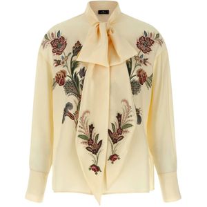 Etro, Dames, Blouses & Shirts, Veelkleurig, Maat: L Zijde,