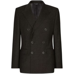 Dolce & Gabbana - Blazer - Grijs - Wol