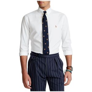 Polo Ralph Lauren, Heren, Overhemden, Wit, Maat: XS