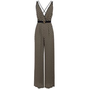 Elisabetta Franchi, Dames, Jumpsuits & Playsuits, Veelkleurig, Maat: XS Viscose,