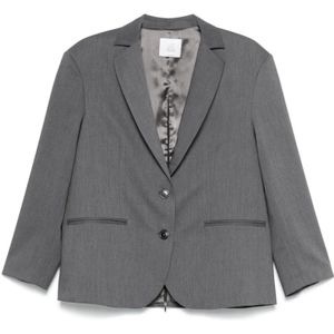 LE Sully Studio, Dames, Jassen, Grijs, Maat: XS Viscose,