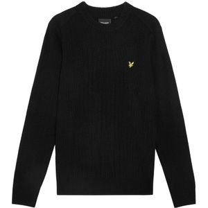 Lyle & Scott, Heren, Truien, Zwart, Maat: XS