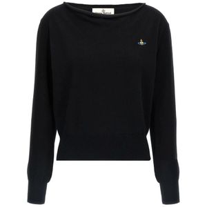 Vivienne Westwood, Dames, Truien, Zwart, Maat: M