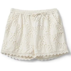 Sofie Schnoor - Broderie Anglaise Shorts - Katoen - Zacht - Elastische Tailleband
