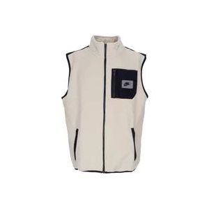 Nike Therma-Fit Polar Fleece Vest voor heren , Beige , Heren , Maat: XL