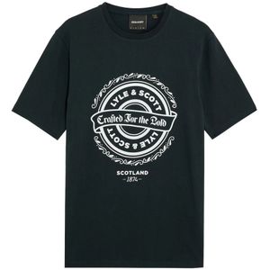 Lyle & Scott, Heren, Tops, Blauw, Maat: S