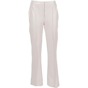 Elisabetta Franchi, Dames, Broeken, Wit, Maat: S