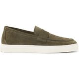Kazar - Heren Sneakers - Khaki - Suède