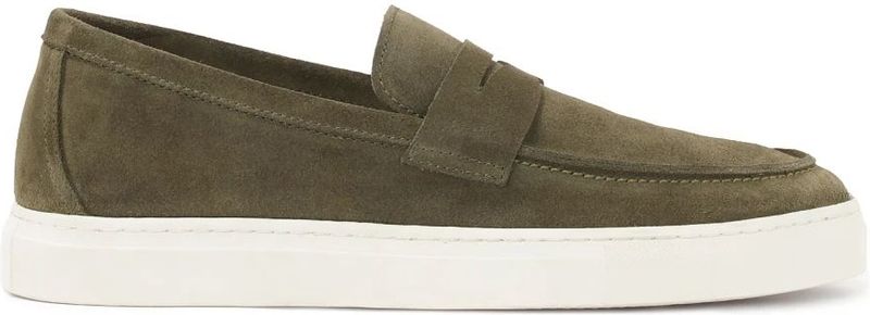 Kazar - Heren Sneakers - Khaki - Suède