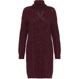 Cream Gebreide jurk 'Skie'  bordeaux