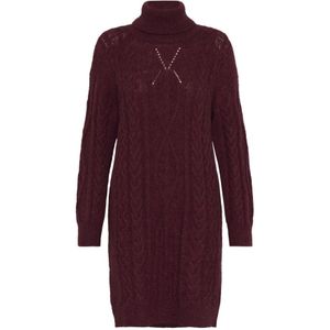 Cream Gebreide jurk 'Skie'  bordeaux