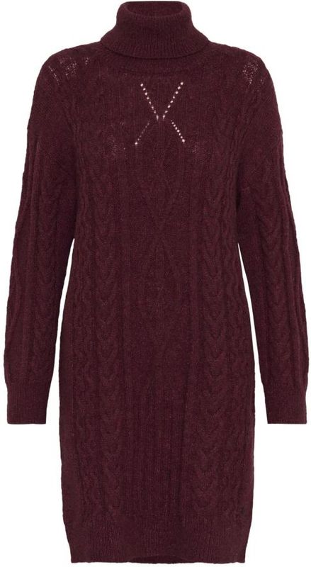 Cream Gebreide jurk 'Skie'  bordeaux