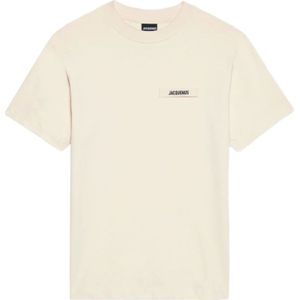 Jacquemus, Heren, Tops, Beige, Maat: S Katoen,