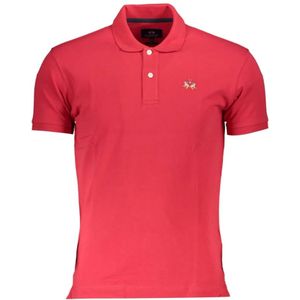 La Martina - Polo Shirt - Rood - Classic Fit - Korte Mouwen