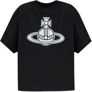 Vivienne Westwood, Dames, Tops, Zwart, Maat: L Katoen,