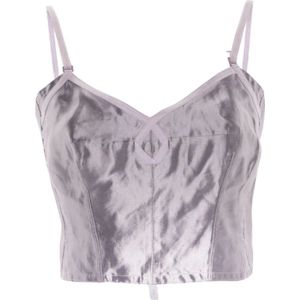Maison Margiela, Dames, Tops, Paars, Maat: 2XS