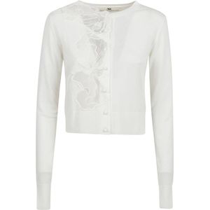 Ermanno Scervino, Dames, Truien, Wit, Maat: S