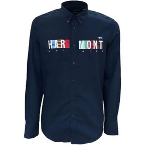 Harmont & Blaine, Heren, Overhemden, Blauw, Maat: M