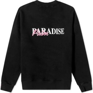 Palm Angels, Dames, Sweatshirts & Hoodies, Zwart, Maat: S