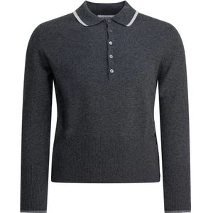 Thom Browne, Heren, Tops, Zwart, Maat: M Kasjmier,