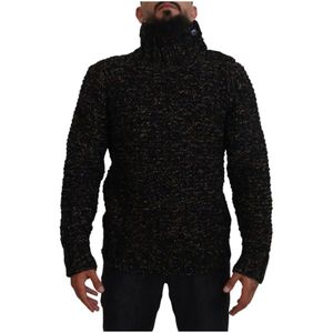 Dolce & Gabbana - Bruin - Luxe Gebreide Coltrui - Wol - Heren
