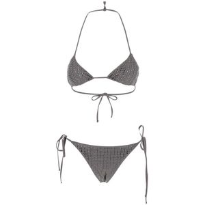 Venuja, Dames, Badkleding, Grijs, Maat: L Polyamide,