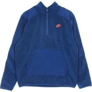 Nike, Heren, Sweatshirts & Hoodies, Blauw, Maat: XL Fleece,