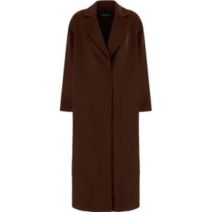 Fabiana Filippi, Dames, Mantels, Bruin, Maat: S