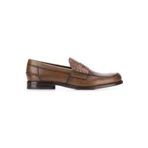 Tod's Leren Loafers - 081164-123 , Brown , Heren , Maat: 43 EU