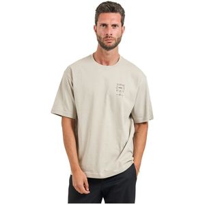 Hugo, Heren, Tops, Beige, Maat: 4XL Katoen,