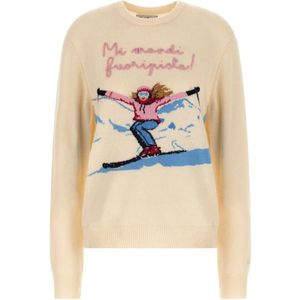 MC2 Saint Barth, Dames, Truien, Veelkleurig, Maat: L Wol,