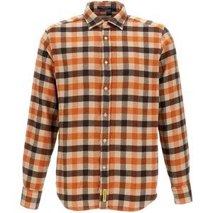 B.D Baggies, Heren, Overhemden, Veelkleurig, Maat: S Katoen,